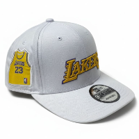 New Era Los Angeles Lakers 9FORTY adjustable hat ( White)